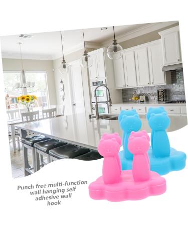 Buy Aboofan Silicone Toothbrush Holder Set - Self-Adhesive Wall Hooks for Travel & Home | Organizer for Razors Towels & More - Buy Online on GoSupps.com