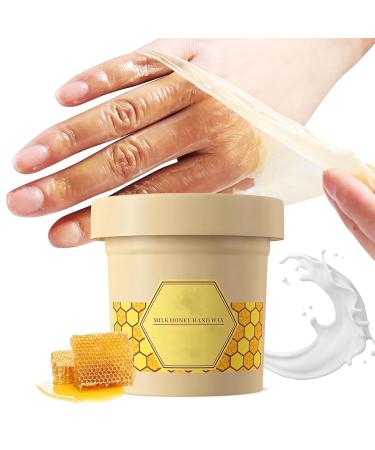 Masque la cire de lait au miel masque exfoliant pour les mains pour hydrater les mains masque exfoliant au miel soin des mains hydratant en profondeur (1 pi ce) 1 pi ce.