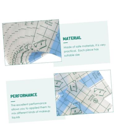 100pcs Professional Makeup Mixing Plate & Hand Palette Set - Adhesive Makeup Accessories for Artists - Buy Online on GoSupps.com