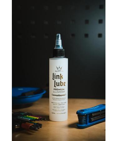 Peaty's LinkLube Premium All-Weather Bicycle Chain Lubricant 120mL/4 oz - Long-lasting Protection for Smooth Cycling - Buy Online on GoSupps.com
