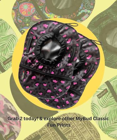 MyBud Fun Ostomy Bag Covers - Waterproof Colostomy Bags for Women and Men - Adjustable Flange Opening - Reusable Stoma Pouch Cover - 2 Pieces - Buy Online on GoSupps.com