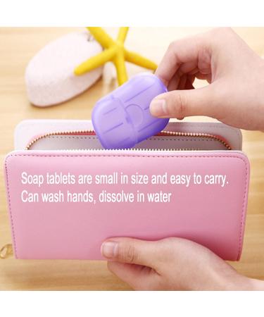XXYXXY Portable Disposable Travel Hand Soap Sheets - 20 Boxes (400 Sheets) - Perfect for Hygiene On-the-Go - Random Colors Available - Buy Online on GoSupps.com