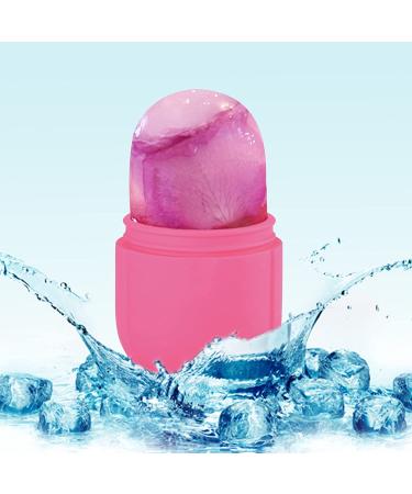 Silicone Ice Roller for Face and Eye - Puffiness Relief, Fine Lines Reduction, Acne Treatment - Beauty Gift for Women - Pink - Buy Online on GoSupps.com