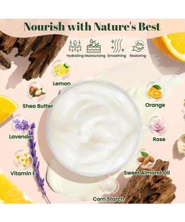 TSVATE Body Butter Making Kit- DIY Whipped Body Butter Kit with Shea Butter Raw Organic Sweet Almond Oil Vitamin E Moisturizing for Body Lotion Cream Making Kit Christmas Gifts for Women Girls - Buy Online on GoSupps.com