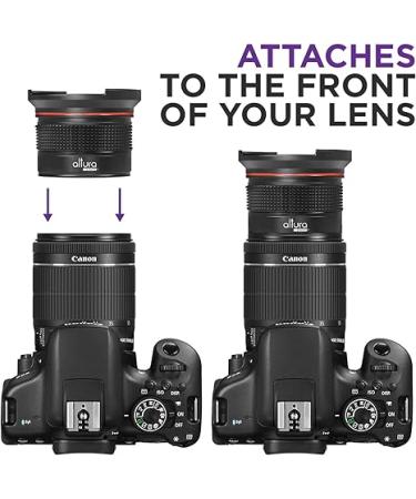 Altura Photo 58MM 0.35x Fisheye Wide Angle Lens (w/Macro Portion) for DSLR Cameras EOS Rebel 70D 77D 80D 90D T8i T7 T7i T6i T6s T6 T5i T5 T4i T3i T100 SL1 SL2 SL3 - Buy Online on GoSupps.com