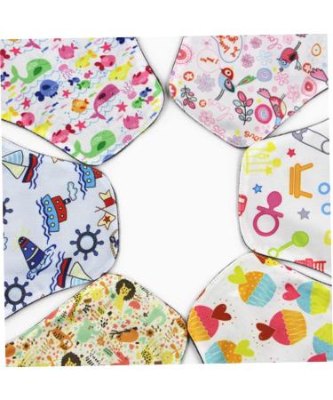 KALLORY 5pcs Reusable Cloth Menstrual Pads - Mama Cloth Liners for Women - Breathable and Portable Napkin Warp Pad - Random Color Pack - 1 Count - Buy Online on GoSupps.com