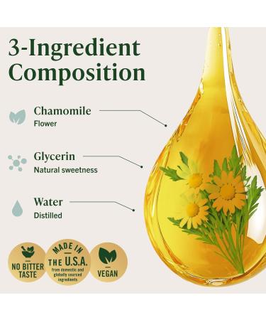 HERBAMAMA Chamomile Tincture - Vegan Relaxation & Calm Support with Chamomile Flower Extract Drops - Non-GMO Alcohol & Sugar-Free Liquid Calming Supplement 28-Day Supply 2 Fl Oz (Pack of 1) - Buy Online on GoSupps.com