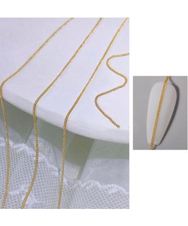 Nail Chain Nail Chain Multi-Purpose DIY Glittery 3D Manicure DIY Metal Chain Charms for Girl Manicure Metal Chain Manicure Metal Chain 5 - Buy Online on GoSupps.com