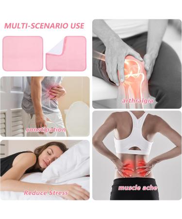 Bekecidi Castor Oil Pack Set - 2 Reusable Organic Wraps for Legs | Pink Diacoal Oil Packs for Thighs Calves | Massage Relaxation Muscle Pain Relief & Inflammation Treatment - Buy Online on GoSupps.com