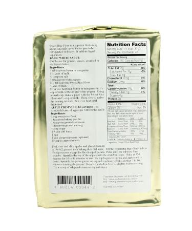 Authentic Foods Superfine Sweet Rice Flour - 3lb | Gluten-Free & Versatile | Shop Now! - Buy Online on GoSupps.com