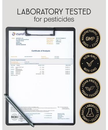 CoQ10 Supplement - Coenzyme Q10 High Strength 200mg - 60 Capsules - Heart Health & Antioxidant - Vegan Naturally Fermented Ubiquinone - Co Enzyme CQ10 High Absorption - UK Made - Buy Online on GoSupps.com