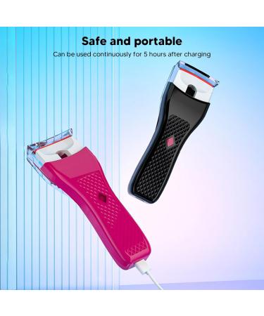 Rechargeable Heated Eyelash Curler with LED Lighting - Long Lasting Handheld Lash Heater in Black | International Shipping Available - Buy Online on GoSupps.com