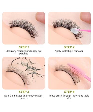 FADLASH Eyelash Extension Remover 10ml - Fast Dissolving Gel for Non-irritating Lash Extensions - Buy Online on GoSupps.com