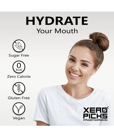Xero Picks Dry Mouth - Wintergreen Infused Toothpicks for Fresh Breath & Dry Mouth Relief - Buy Online on GoSupps.com