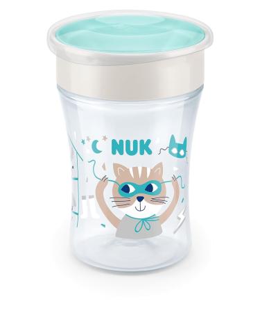 Nuk Magic Cup & Mini Magic Cup Duo-Set | Leak-Proof BPA-Free | 360 Drinking Rim | Ideal for 6-8 Months | 160ml & 230ml | Mint Mouse (Turquoise) | International Shipping Available - Buy Online on GoSupps.com