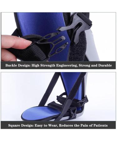 Plantar Fasciitis Night Splint Ankle Stabilizer Brace - Comfortable Adjustable Orthopedic Support for Drop Foot - Buy Online on GoSupps.com