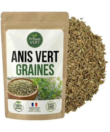Anis Vert en Graines 100g Graines Aromatiques 100% Naturelles pour Infusions P tisserie et Cuisine L Artisan du Vert