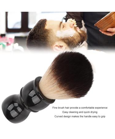 Portable Ergonomic Razor Brush for Men - Soft Nylon Hair Shaving Brush with Resin Handle for Facial Care - Buy Online on GoSupps.com