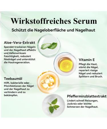 Nayrmaer Nail Care Pen 8 ml 2 pieces nail care pen moisturizes and strengthens the nails with aloe vera tea tree oil vitamin E and more - Buy Online on GoSupps.com