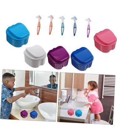 Foytoki 10-Piece Travel Box for False Toothbrushes & Dentures | Durable Oral Care Storage Container | Perfect for Personal Prosthesis - Buy Online on GoSupps.com