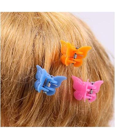 50 Pcs Butterfly Hair Clips for Girls Women Kids - Mini Hair Claw Barrettes - Buy Online on GoSupps.com
