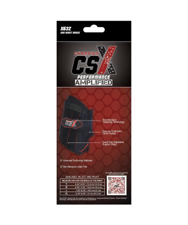 Buy CSX Wrist Brace - Quad-Flex Adjustable Support for Sports - X-Large Right Hand - International Shipping - Buy Online on GoSupps.com