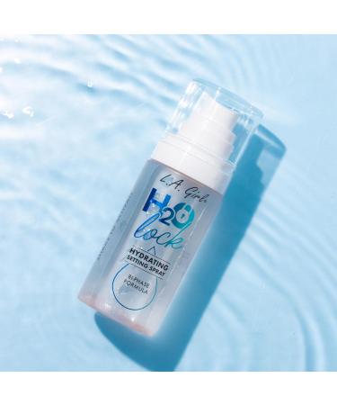 L.A. Girl H2O Lock Setting Spray Bi-Phase Hydrating Makeup Setting Mist with Aloe Vera Vitamin E Cucumber Extract Dewy Finish Long-Lasting G97882 - Buy Online on GoSupps.com