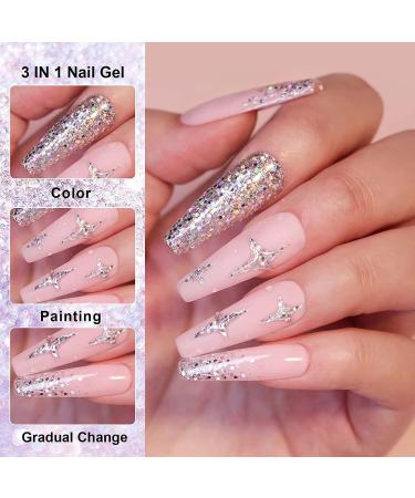 16 Colors Solid Gel Nail Polish Palette - Premium Cream Gel Kit for Stunning Nail Art | Starlight Seams - Buy Online on GoSupps.com