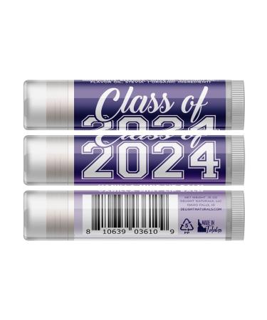 Class of 2024 Graduation Lip Balm Set - Purple | Pack of 3 | Perfect Graduation Gift - Buy Online on GoSupps.com