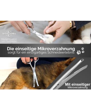 4-Piece Dog Grooming Scissors Set - Straight & Curved Hair Shears for Professional Pet Care - Buy Online on GoSupps.com