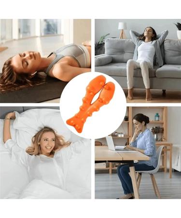 Therapy Point Trigger Point Massage Device - Original Back Extension & Neck Pillow for Ultimate Neck and Shoulder Relaxation | Upper Back & Trapezius Massager - Buy Online on GoSupps.com