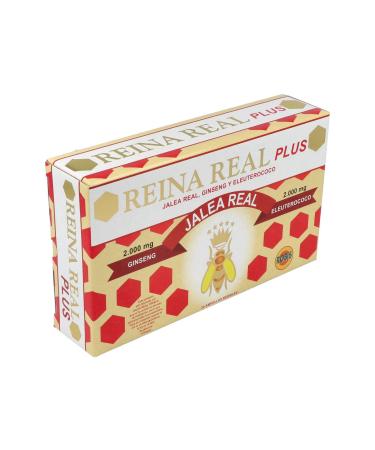 Robis Reina Real Plus |Fresh gel e royale |Energy and vitality |Physical and mental weakness exhaustion stress impotence |Korean red ginseng |20 ampoules of 10ml