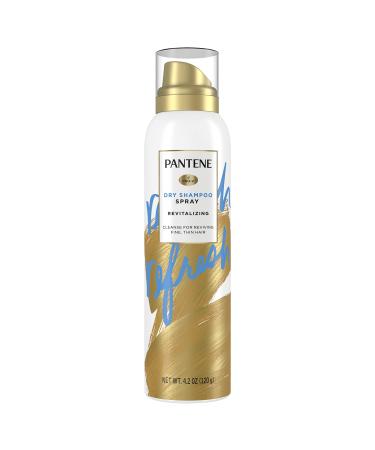Pantene Pro-V Refresh Dry Shampoo Spray Volumizing and Cleansing with Vitamin B5 for Fine Thin and Color Treated Hair 4.2 oz