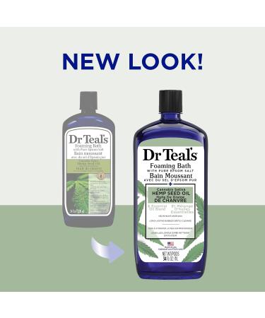 Dr Teal's Hemp Seed Oil Foaming Bath - Relax and Rejuvenate - Buy Online on GoSupps.com