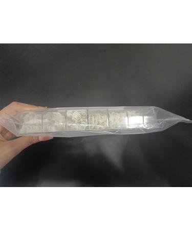Kalolary 400 Pcs Extra Long U-Curve Acrylic Nail Tips - Natural Color Full Cover C Curve Fake Nails for Nail Art & Extensions - Buy Online on GoSupps.com