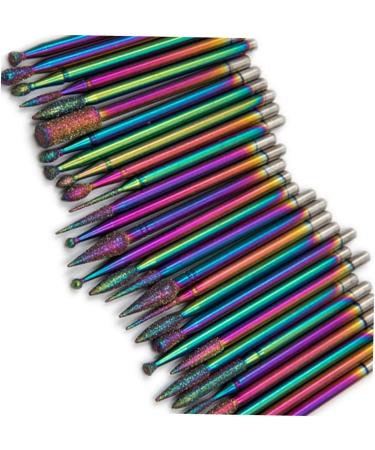 HAPINARY Nail Drill Tools Electric Diamond Electric Filer Grinding Head King Head Manicure Drill Bits - Buy Online on GoSupps.com