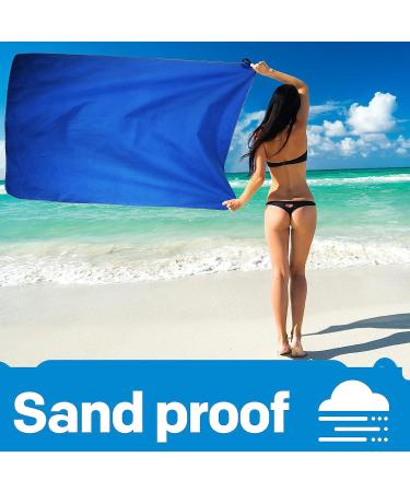 Hoeaas 2 Pack Microfiber Camping Towels - Quick Dry, Super Absorbent & Compact Travel Towels - Ideal for Gym, Hiking, & Backpacking - Dark Blue (S, 32 x 16) - Buy Online on GoSupps.com