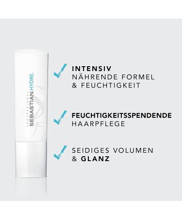 Sebastian Professional Hydre: Nourishing Shampoo & Conditioner for Dry Chemically Treated Hair - Repair & Strengthen - Buy Online on GoSupps.com