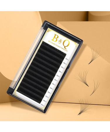 Easy Fan Lashes D-0.03-15mm | Russian Volume Eyelash Extensions | Self Fanning Lashes | 15mm D Curl | Blooming Volume Lash Extension - Buy Online on GoSupps.com