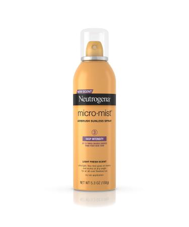 Neutrogena MicroMist Tanning Sunless Spray, Deep, 5.3 Ounce
