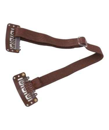 Adjustable Face Tape Bands - 4 Piece Set for Chin Neck & Eyes | Elastic Face Belt (Brown) - International Shipping Available - Buy Online on GoSupps.com