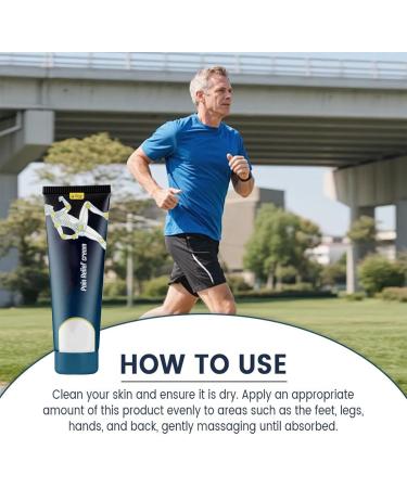 Massage Body Joint Muscle Cream - 30g Soothing Relief Gel | Fast Absorbing Non Greasy Muscle Recovery For Men Women Athletes Adults Elderly Legs Back Shoulders Hands Feet Relaxation - Buy Online on GoSupps.com