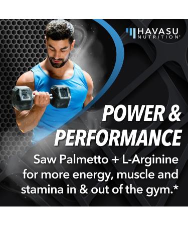 HAVASU Saw Palmetto & L-Arginine for Men - 60 Capsules - Buy Online on GoSupps.com