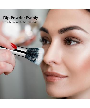 Buy Dpolla Pro Foundation Makeup Brush - Large Duo Fiber Stippling Brush for Flawless Foundation Powder Highlight & Blush - International Shipping Available - Buy Online on GoSupps.com