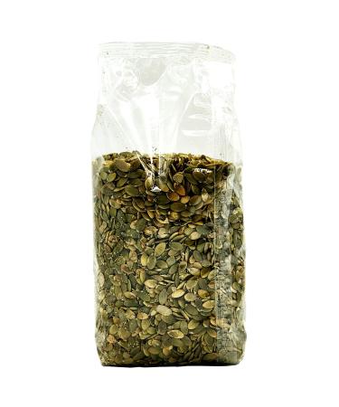 Olpresole Organic Pumpkin Seeds 1 kg | Broken Unsalted Protein-Rich Snack Ideal for Salads & Mixes - Buy Online on GoSupps.com