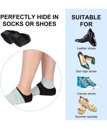 SupreGear Plantar Fasciitis Heel Cups 2-Pack - U Shape Gel Pad Heel Cushion Protectors for Men & Women - Black L - Buy Online on GoSupps.com