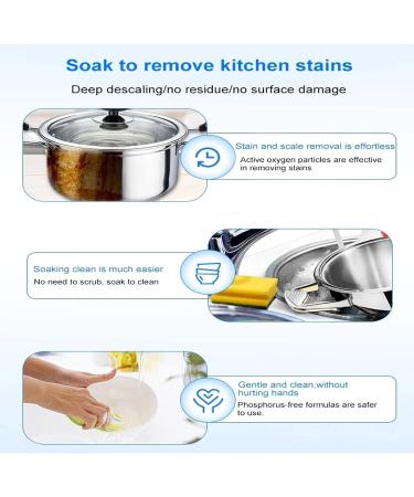 1 Pcs Foam Rust Remover Kitchen All-Purpose Cleaning Powder Soak to Clean Greasy Dirt Multi-purpose Foam Cleaner Rust Remover Kitchen Instant Cleaning Powder - Buy Online on GoSupps.com