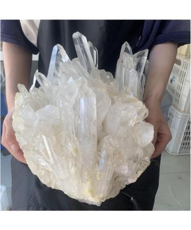 Natural Rare White Quartz Crystal Cluster Specimen Decoration (Size : 250-300g) - Buy Online on GoSupps.com