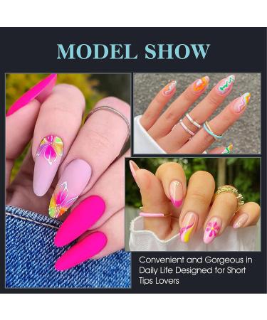 Gelike EC 552PCS Soft Gel Nail Tips Kit | Clear Cover Full Nail Extensions - Medium Almond | DIY Salon Gift - Buy Online on GoSupps.com