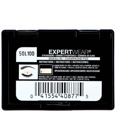 Maybelline New York Expert Wear Eyeshadow Champagne Fizz 0.09 oz - Single Pack - Buy Online on GoSupps.com